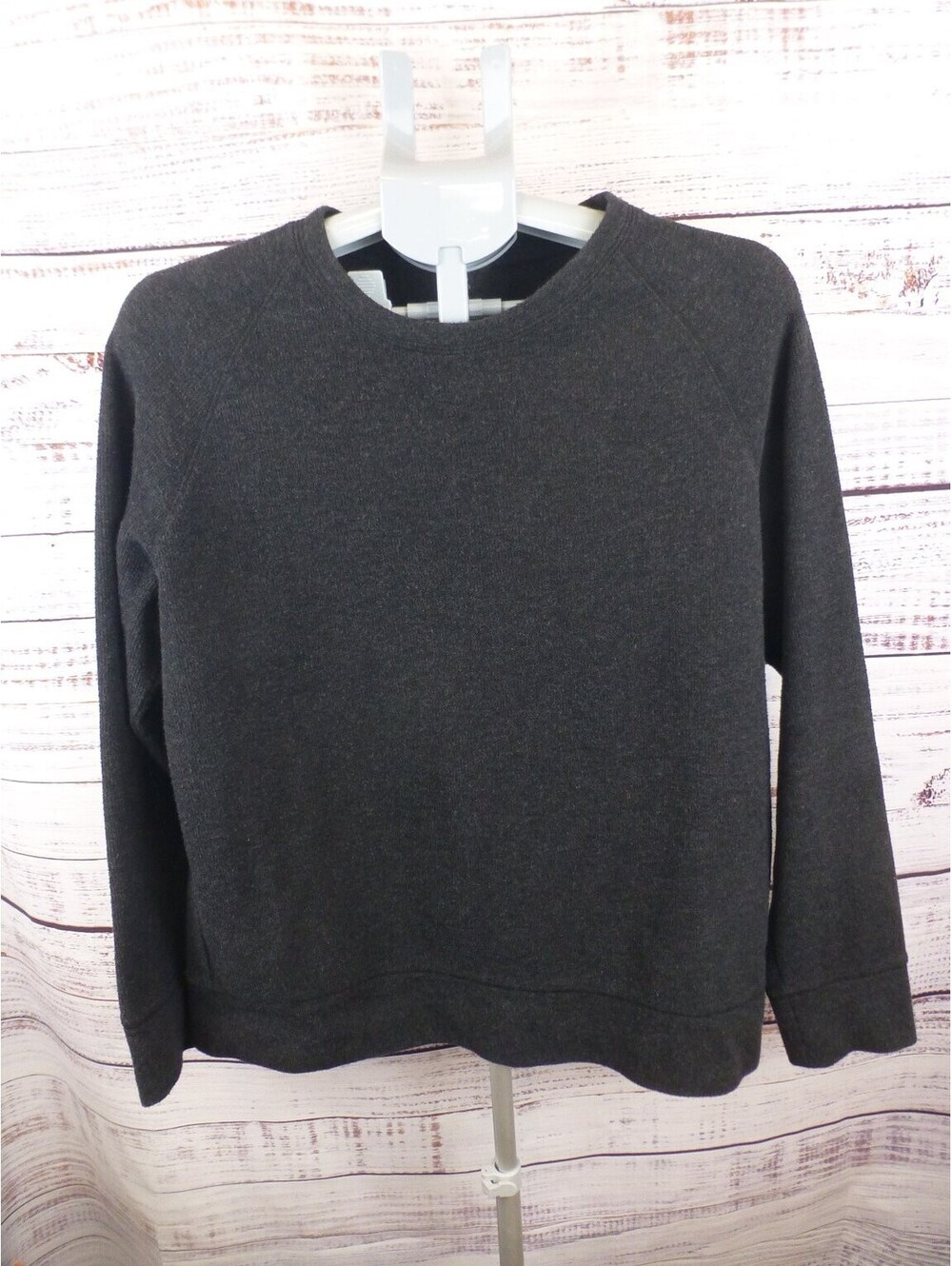 Banana Republic Men's Dark Gray Crew Neck Pullover Sweatshirt Size M Cotton K2